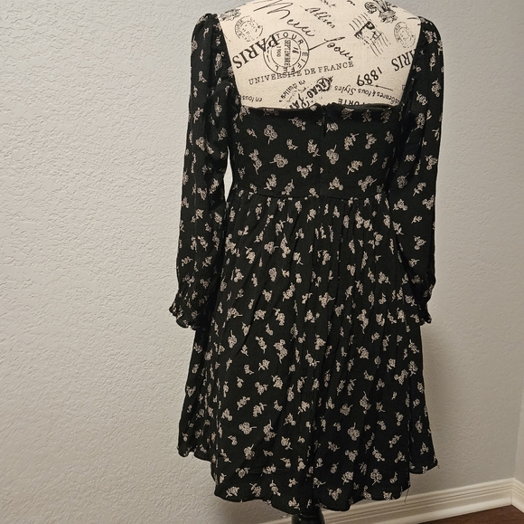 Altar'd State Dress, Size Small, Black Floral Print - Picture 8 of 11